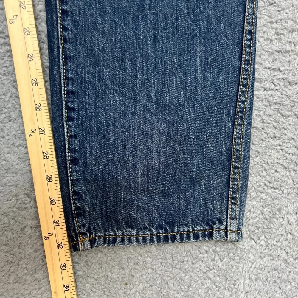 Banana Republic Straight Jeans Womens 32 Tall Blue NEW High Rise Formal Office